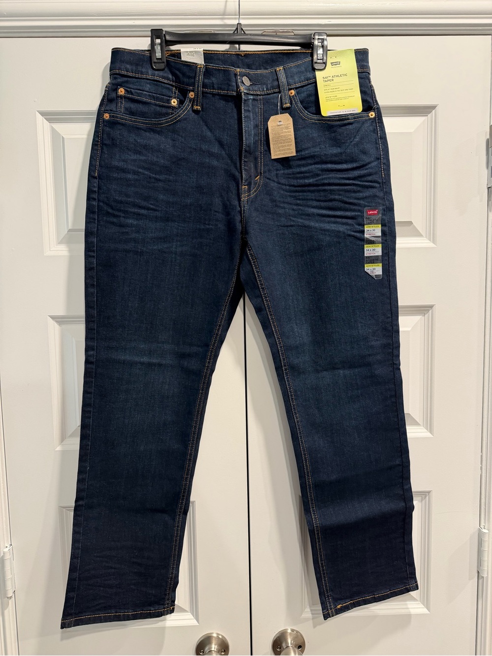 Levi's Men's Dark Blue 541 Athletic Taper Jeans